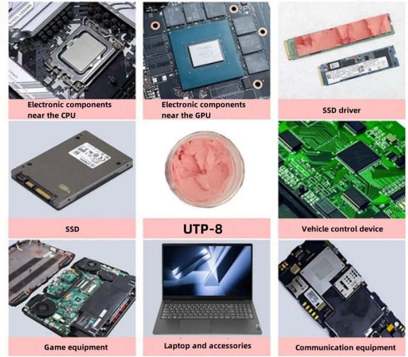 UTP8 14.8w/mk Thermal Putty VGA GPU IC Processor Rapid Cooling Paste 20g