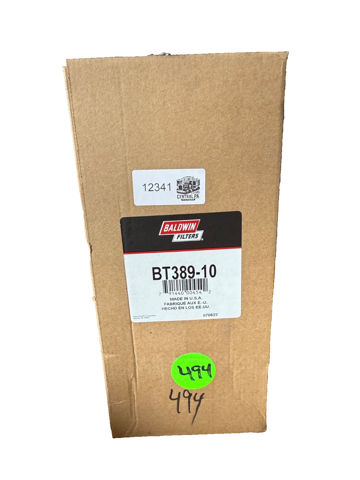 Baldwin Hydraulic Fitler BT389-10 **NOS**