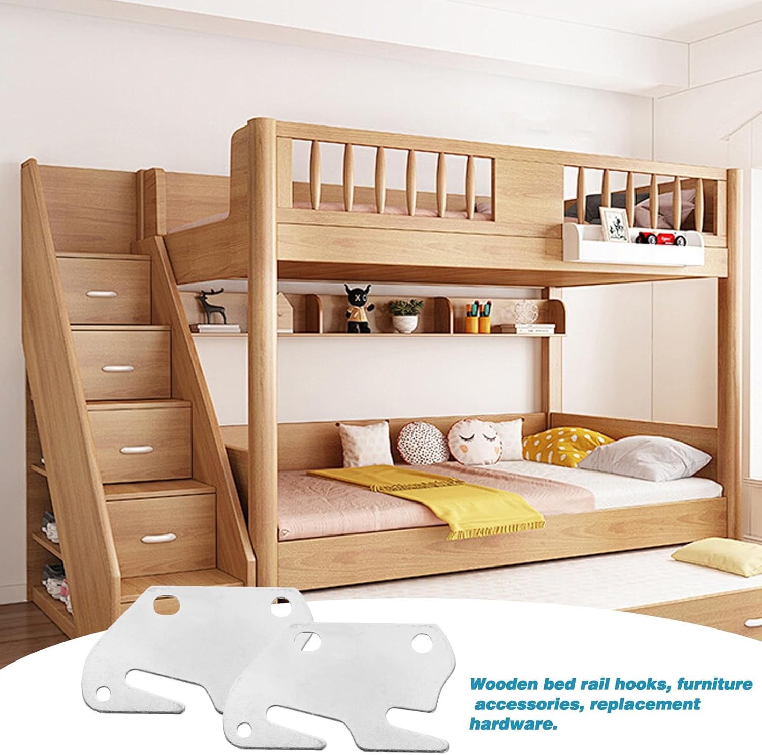 Bed Rail Brackets Bed Frame Hardware Brackets Wood Bed Rail Hook Plates Bed