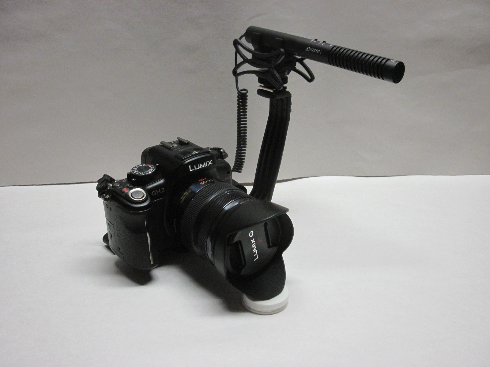 Pro WXF1 AZ SM-2 HC stereo shotgun mic for Panasonic HC WXF1 VX1 V800 camcorder