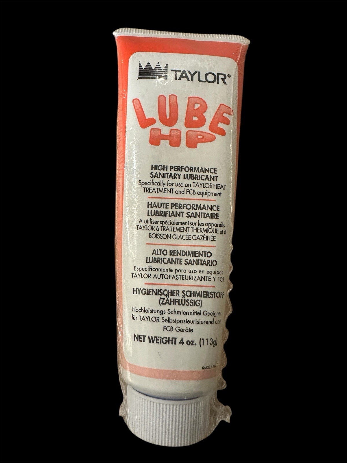 Taylor 48232 Red Tube Soft-Serve Lubricant