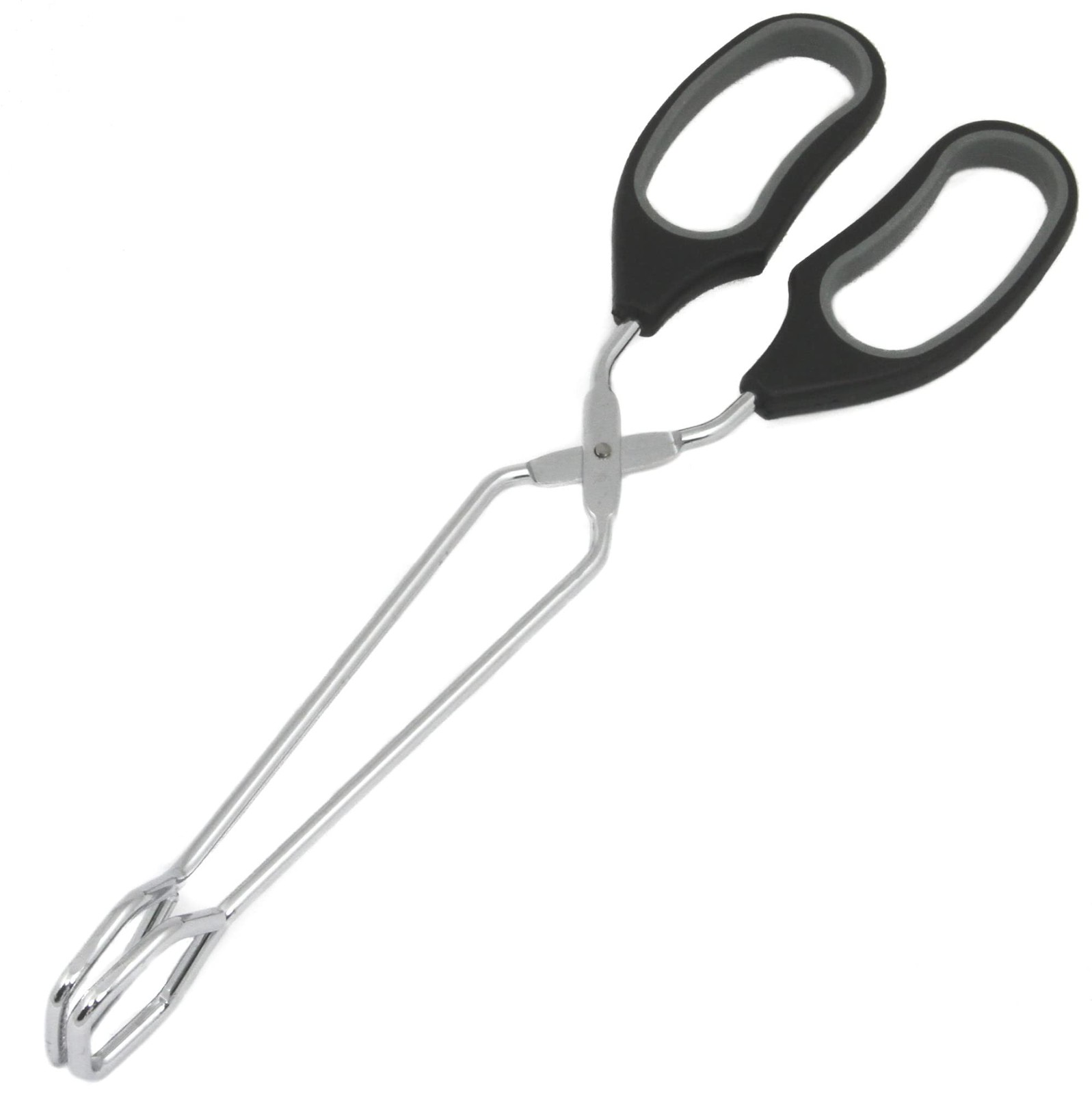 Chef Craft Classic Straight Tongs, 12 inch in length, Black,Cooking Utensils