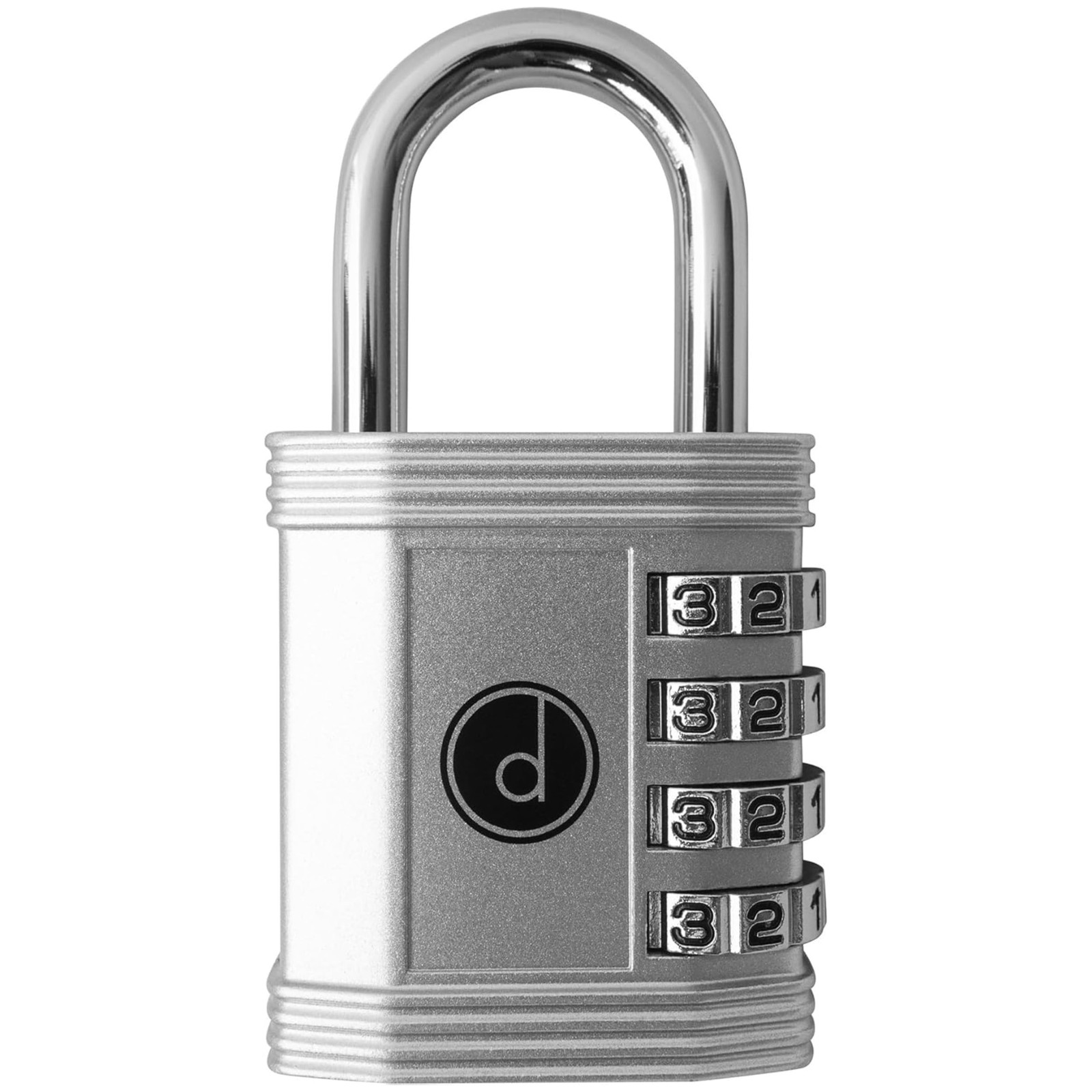 Padlock 4 Digit Combination Lock - for Gym School Locker, Outdoor Gate, Shed,...