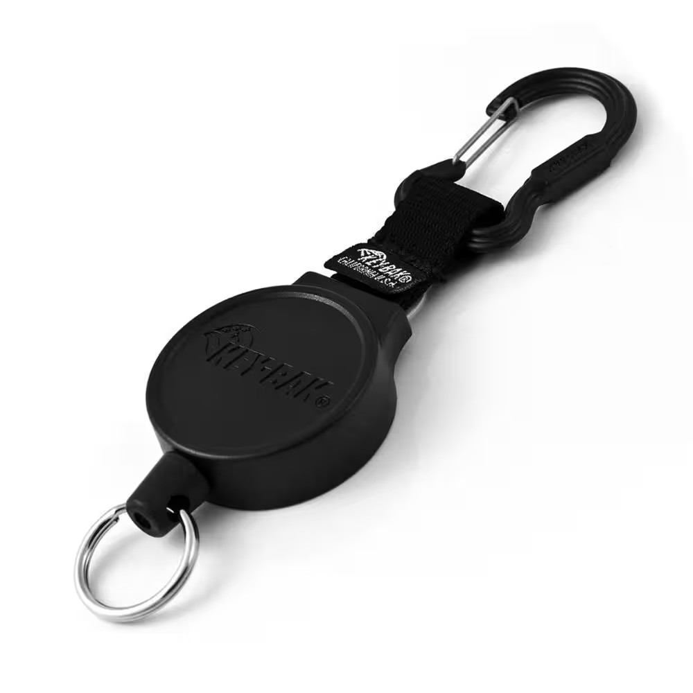 MID6 Retractable Carabiner Keychain with 36 In. Retractable Cord, 6 Oz. Retracti
