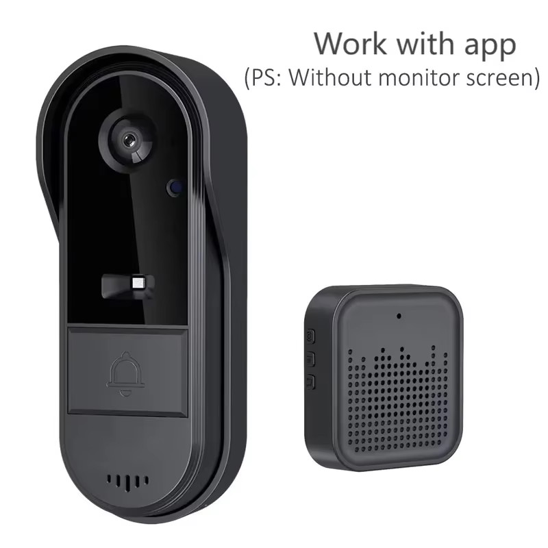 Wireless Video Doorbell Camera Smart Intercom Waterproof Night Vision 2.4G