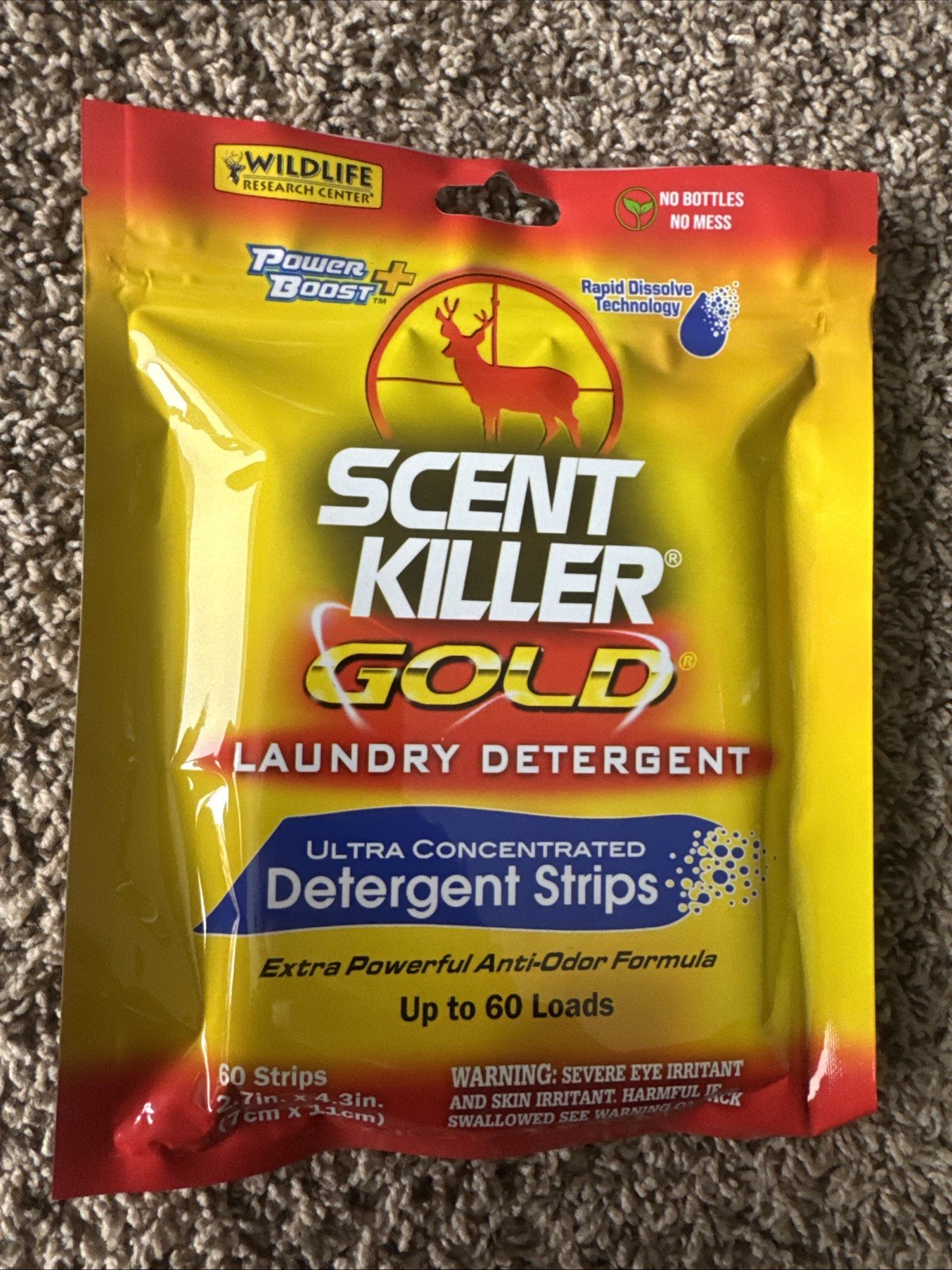 Wildlife Research Center Scent Killer Gold Detergent Strips
