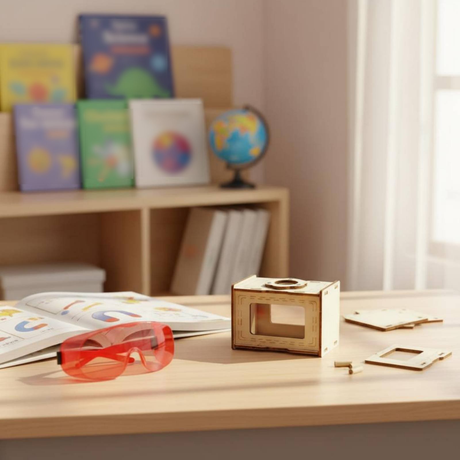 Visual Frame Model Easy Assembly Camera Visual Frame Kit Educational Gift