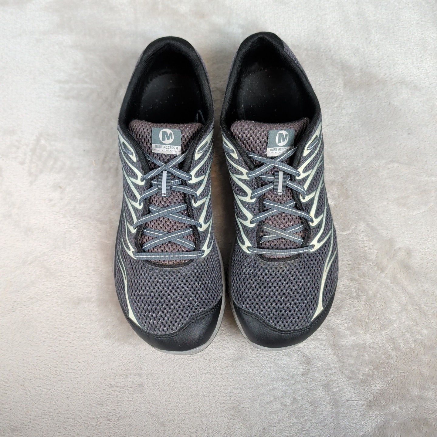 Merrell Bare Access 4 Mens 9.5 Running Shoes Sneakers J03925 Vibram