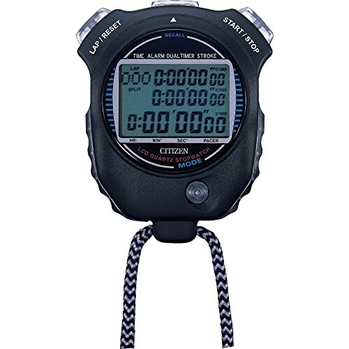 CITIZEN Stopwatch Waterproof Stroke Measurement Function Black LC058-A02 Japan