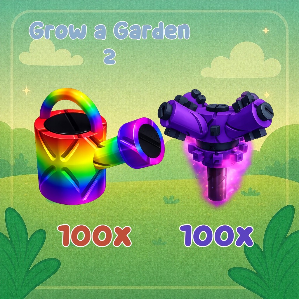 100x Super Watering Can + 100x Super Sprinklers Bundle |🔥Grow a Garden 2 ✨
