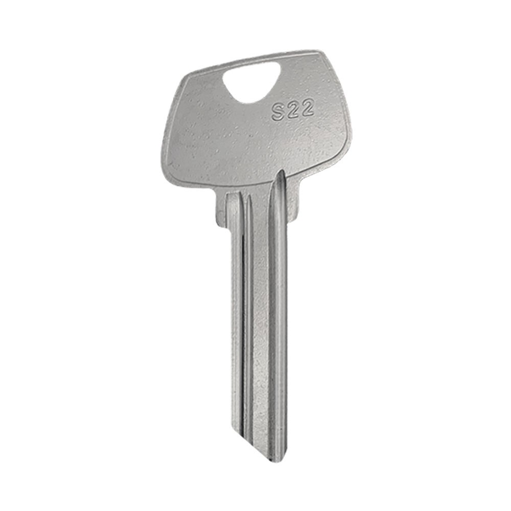 S22  Key Blank  Nickel