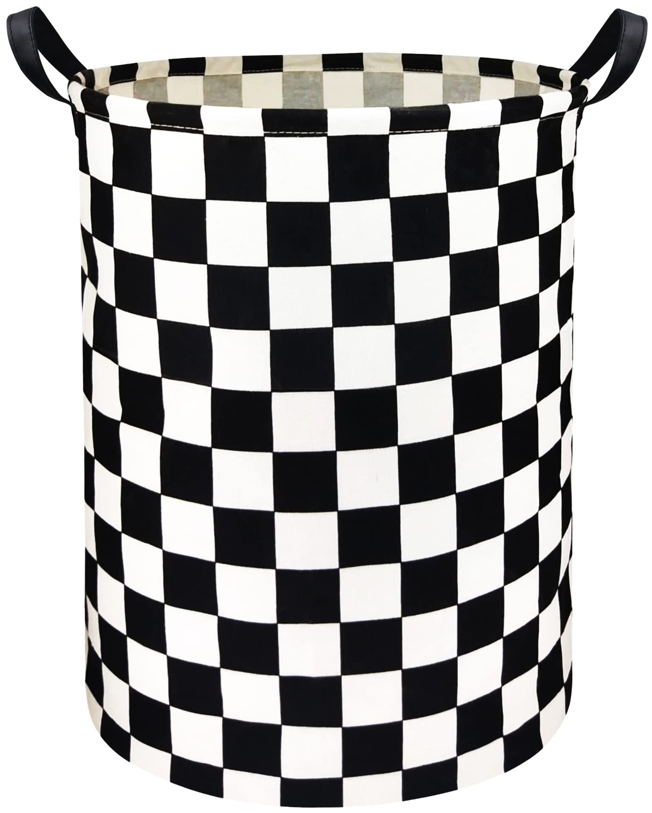 HIYAGON Boys Laundry Basket hamper Kids Hamper Car Toy Large, Racing Flag