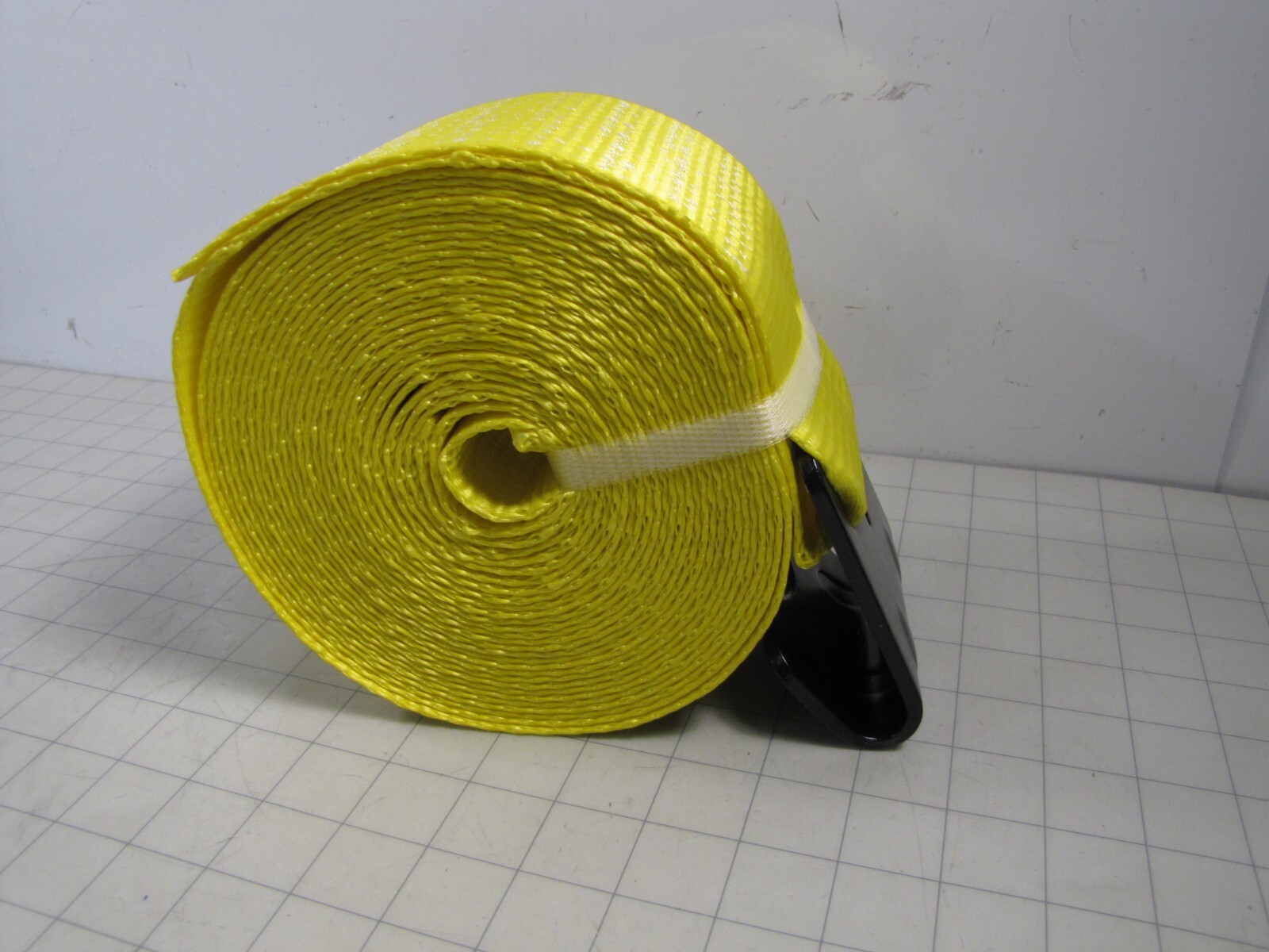 DC Cargo Mall 4" x 30ft Winch Strap w/ Flat Hook 430YWSFH 5,400lbs WLL NEW