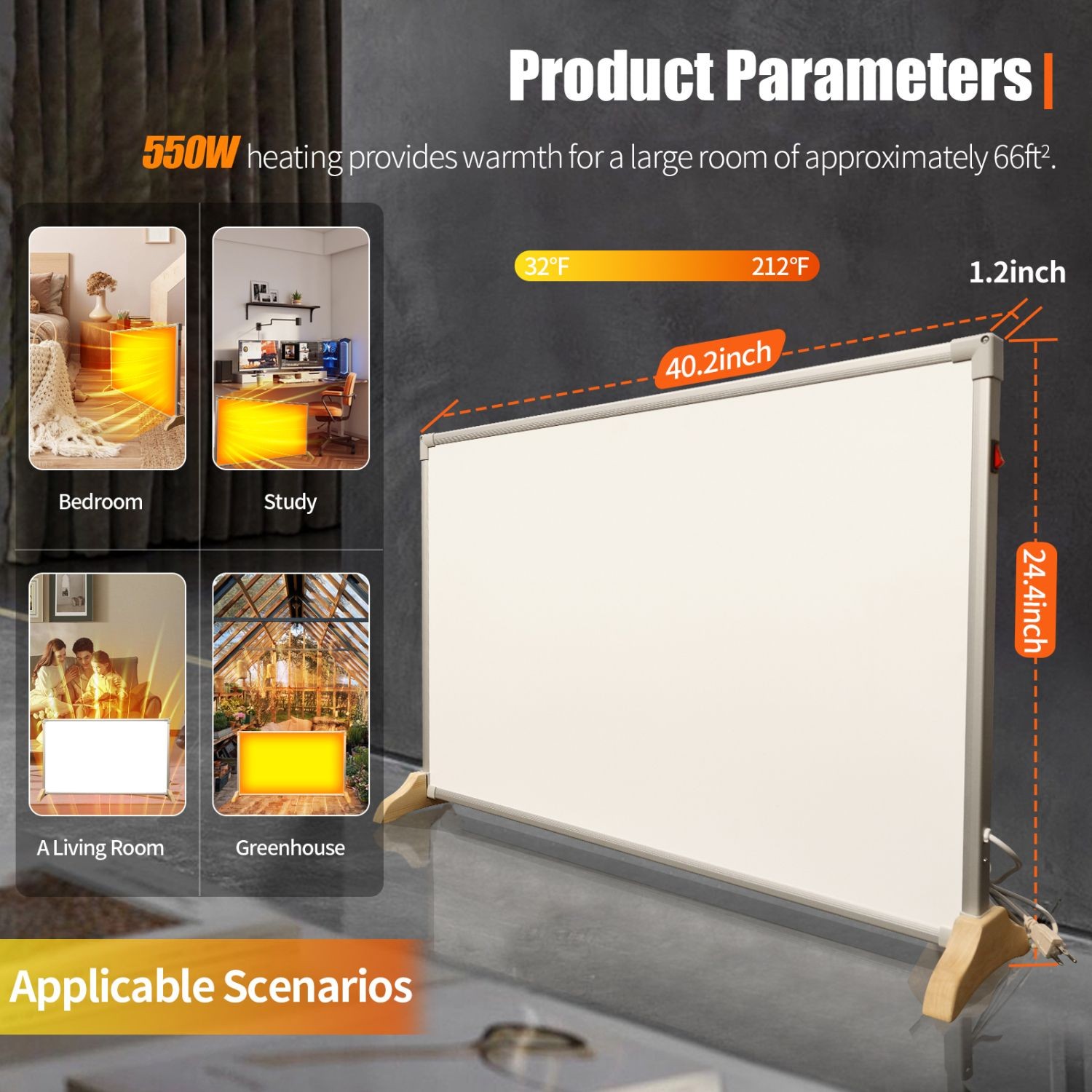 Eco-Friendly Graphene Wall Heating Panel for Maximum Comfort