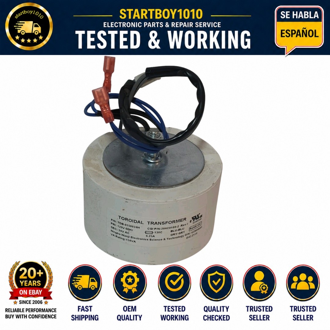LiftMaster 41C168 041C0168 204C0168-2 Toroidal Transformer 24VAC 150VA Tested