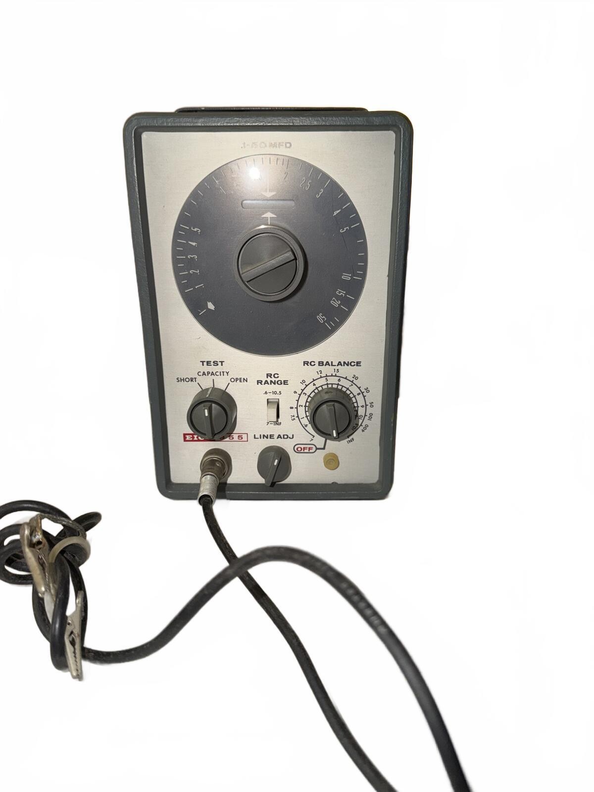 Simpson Electric 17961 Capacitance and RC Tester Powers On
