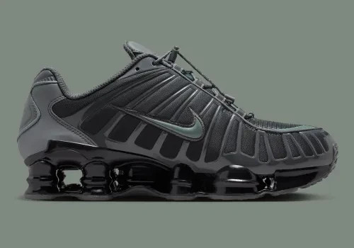 Nike Shox TL Iron Grey Clay Green Sneakers Retro IM5998-068 Mens Size