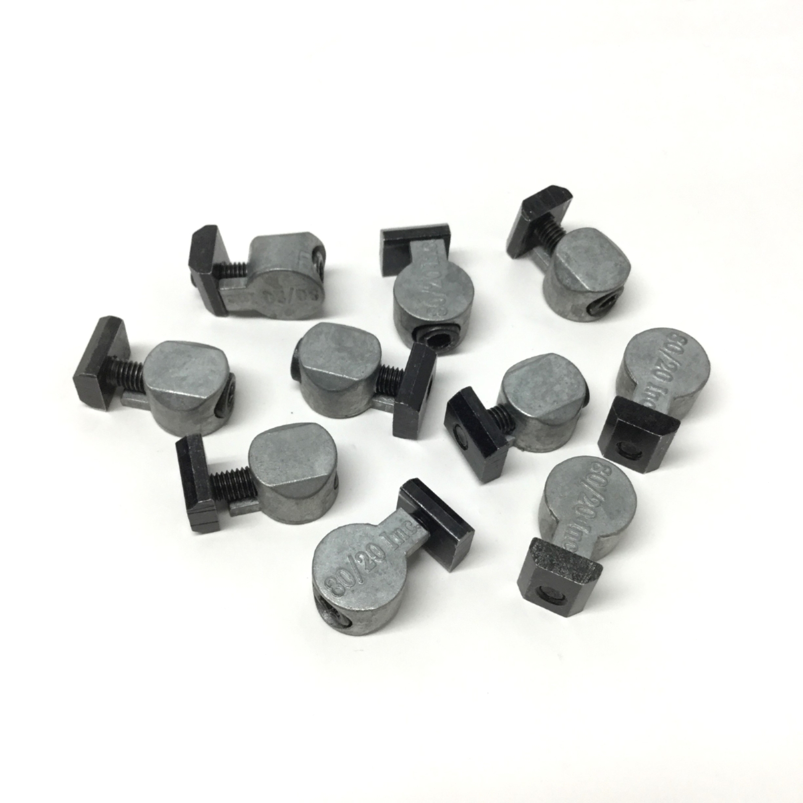 Lot of 10 80/20 3395 Standard Anchor Fastener Assembly Cam 10-32 T-Nut 10-Series