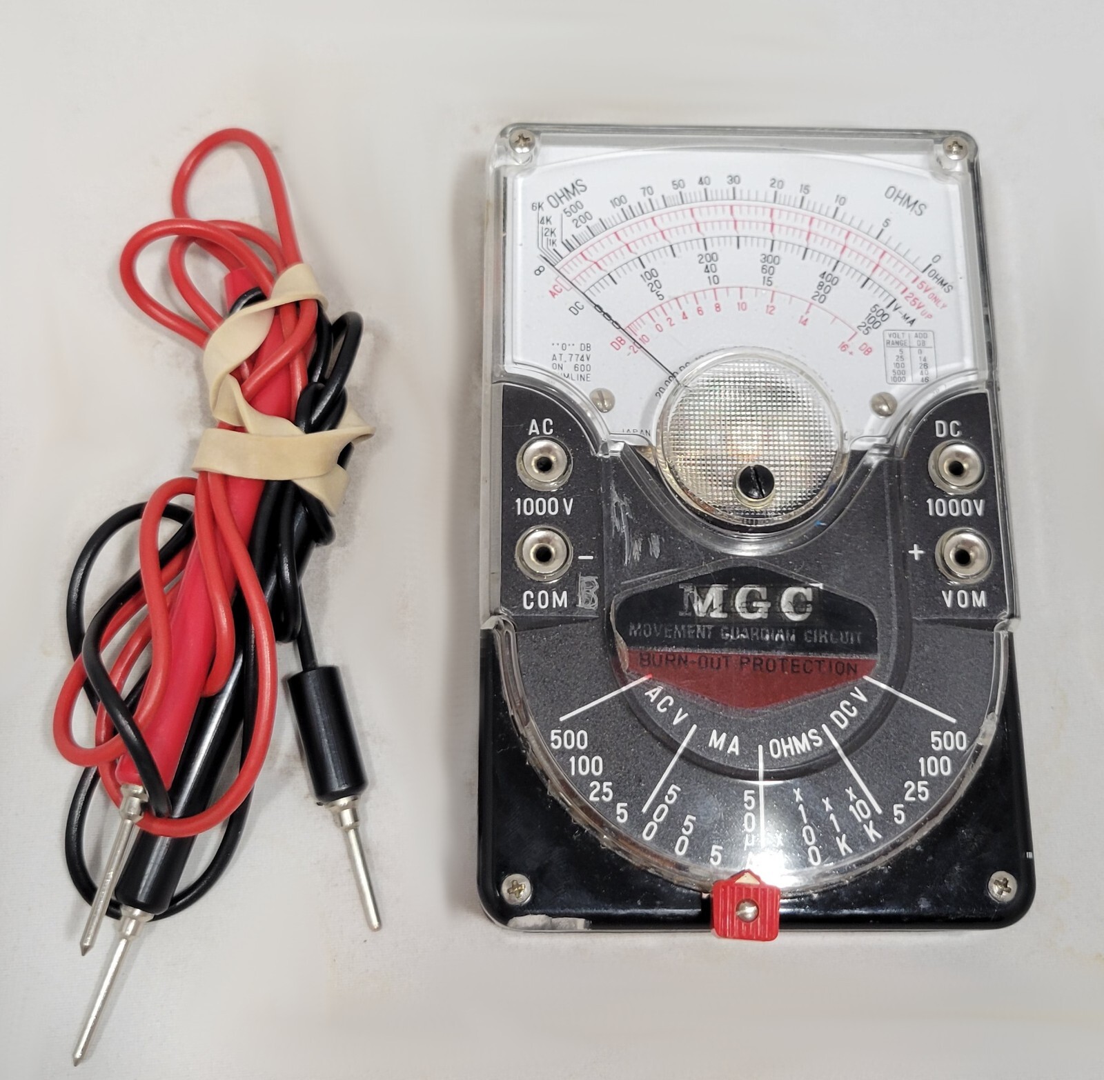 Philmore M620 Multimeter 20000 DC 10000 AC per Volt TESTED