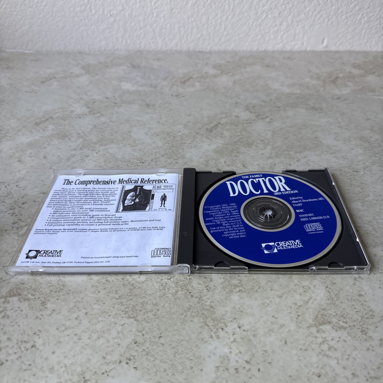 The Family Doctor 3rd Edition CD / ROM / Macintosh Computer Software