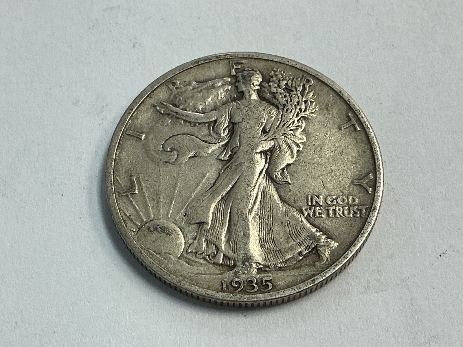 1935 WALKING LIBERTY HALF DOLLAR