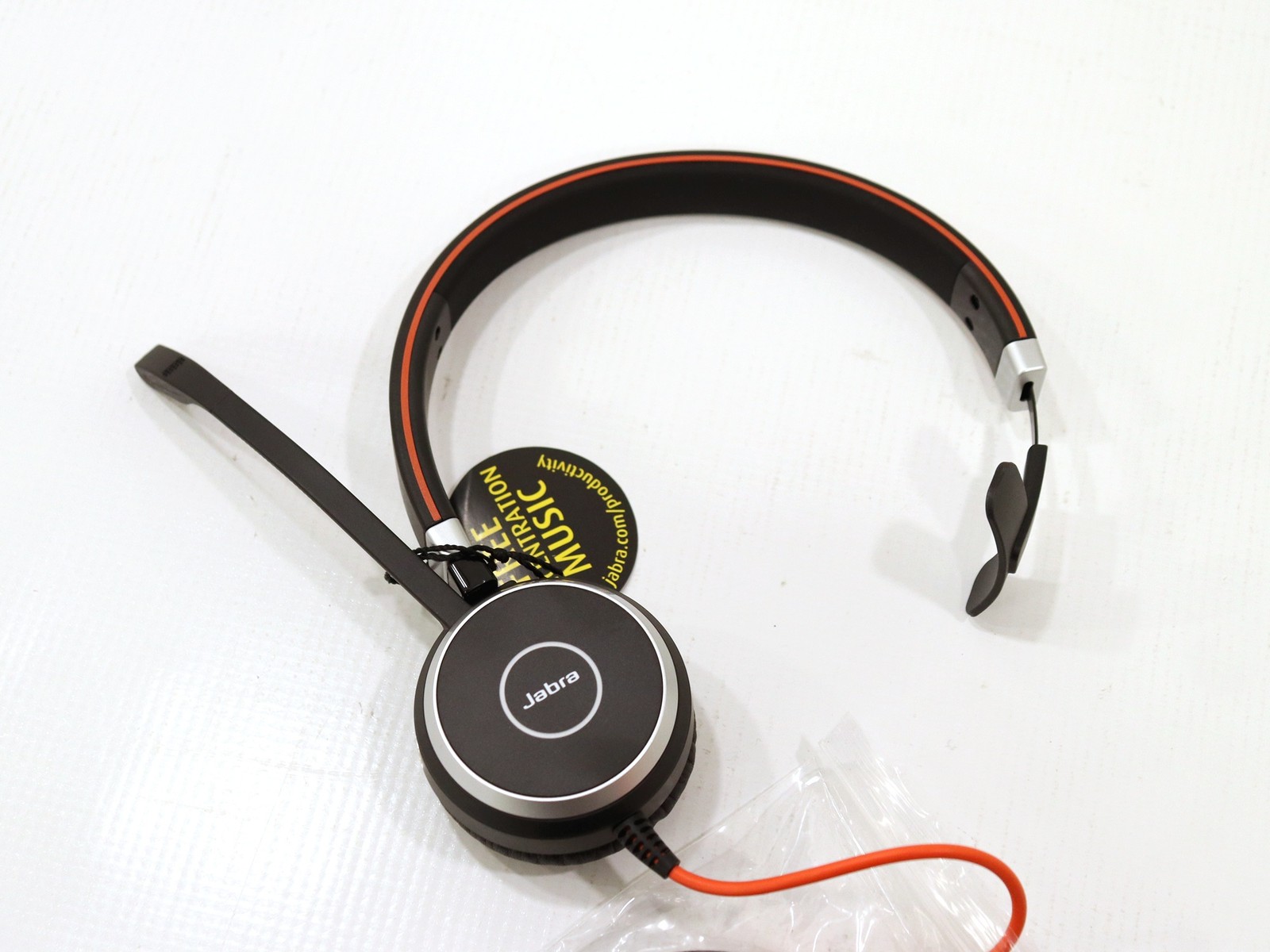 Jabra ENC010 USB Single Ear Headset Black/Red