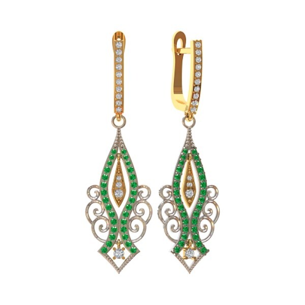 2 pairs Earring Wax patterns for lost wax casting Gold Jewelry/waxes_0759