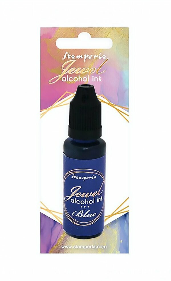 Stamperia, Jewel Ink, 18ml, Blue Alcohol Ink, Dark Blue Alcohol Ink, Navy Ink