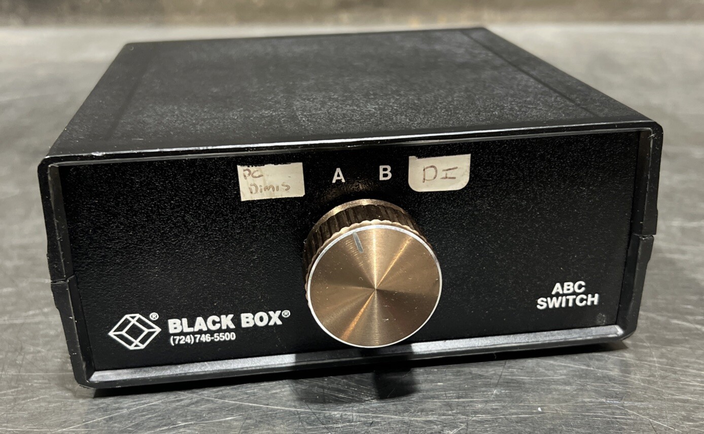 Black Box ABC Switch (Part Number: SWL030A-FFF) Used Surplus
