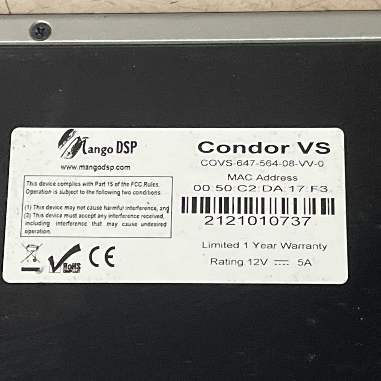 MANGO DSP VIGILANT VIDEO CAR LICENSE PLATE DETECTOR