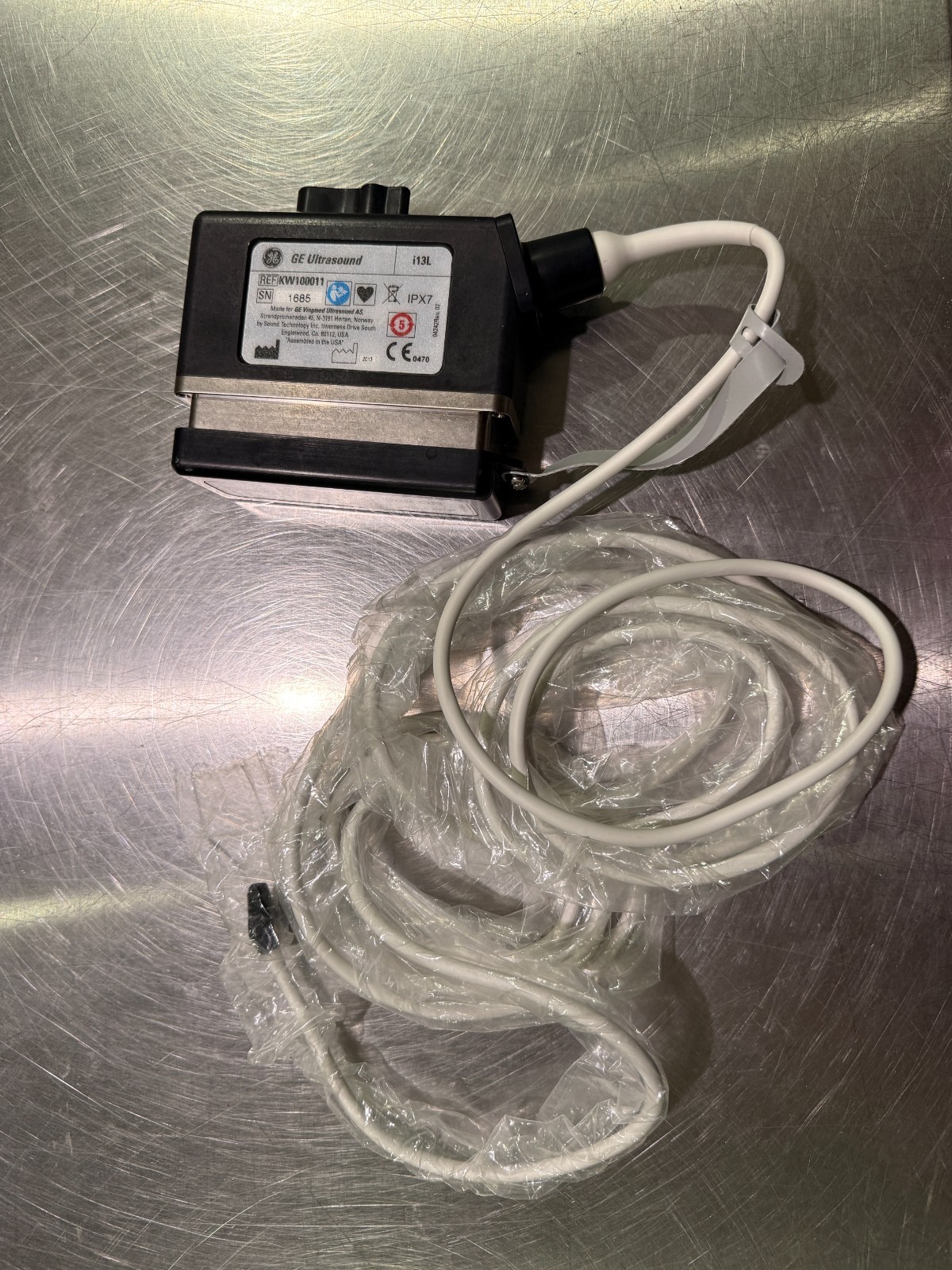 GE i13L Intraoperative Epicardial Ultrasound Transducer – P/N KW100011