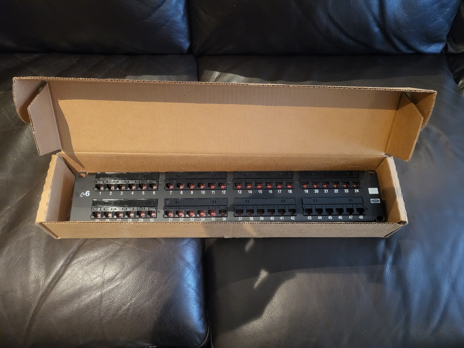 Hubbell cat6 patch panel 48 port Model HP648 Nextspeed