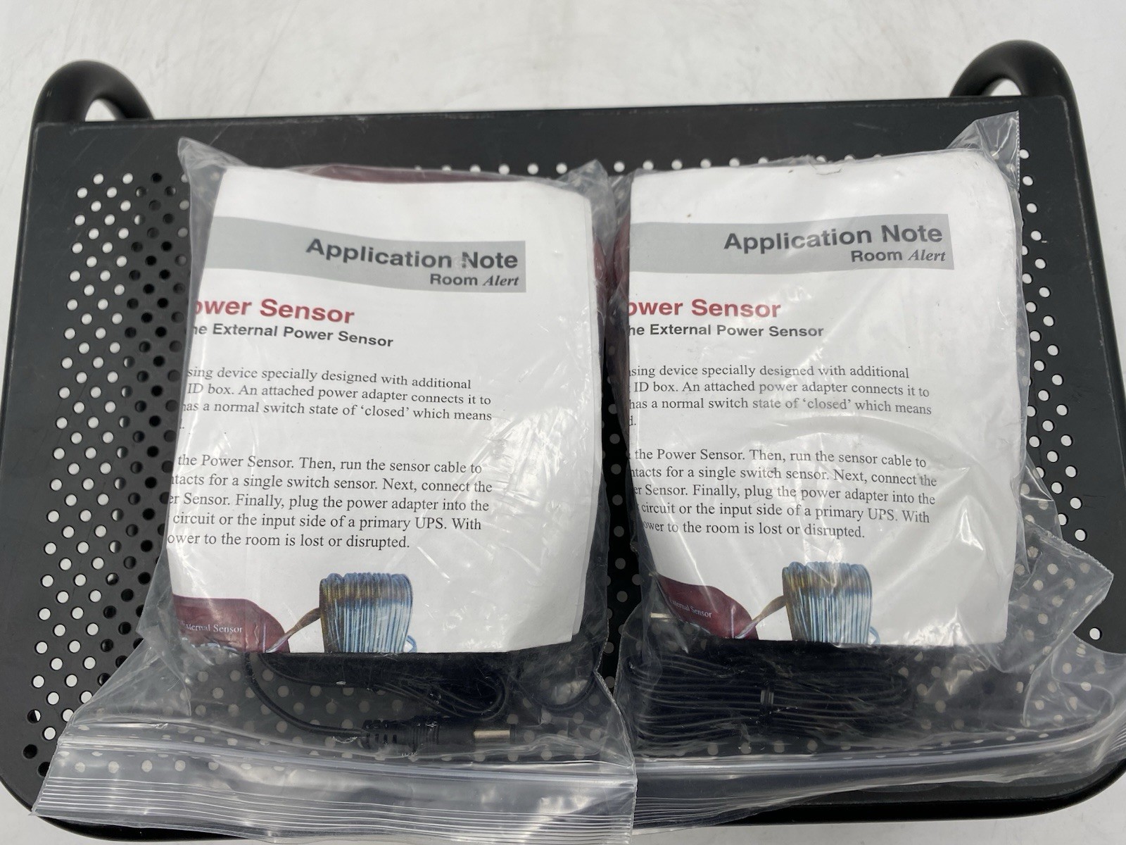 Lot of 2 AVTECH SOFTEWARE INC. FLOOD External Sensor