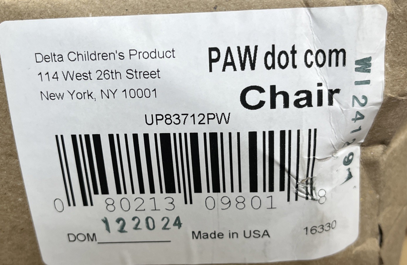 Delta Children Figural Upholstery Chair Nick Jr. Paw Patrol Chase
