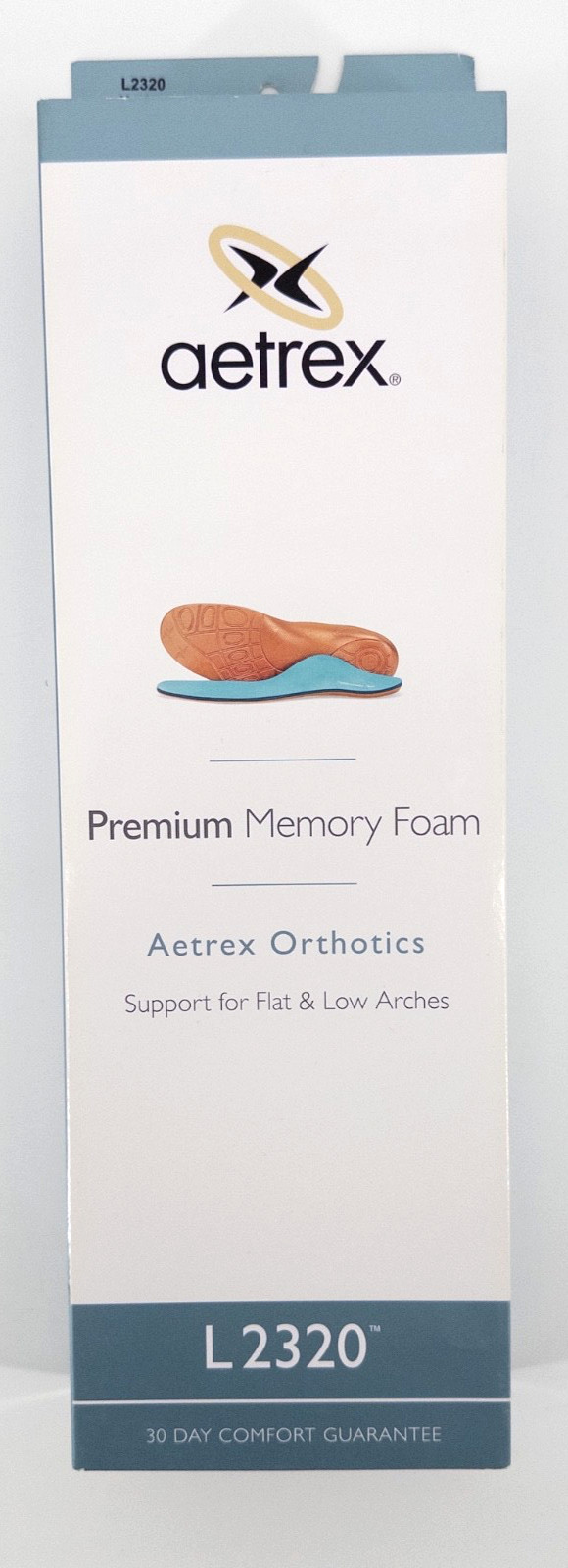 Aetrex Mens L2320 Premium Memory Foam Orthotics