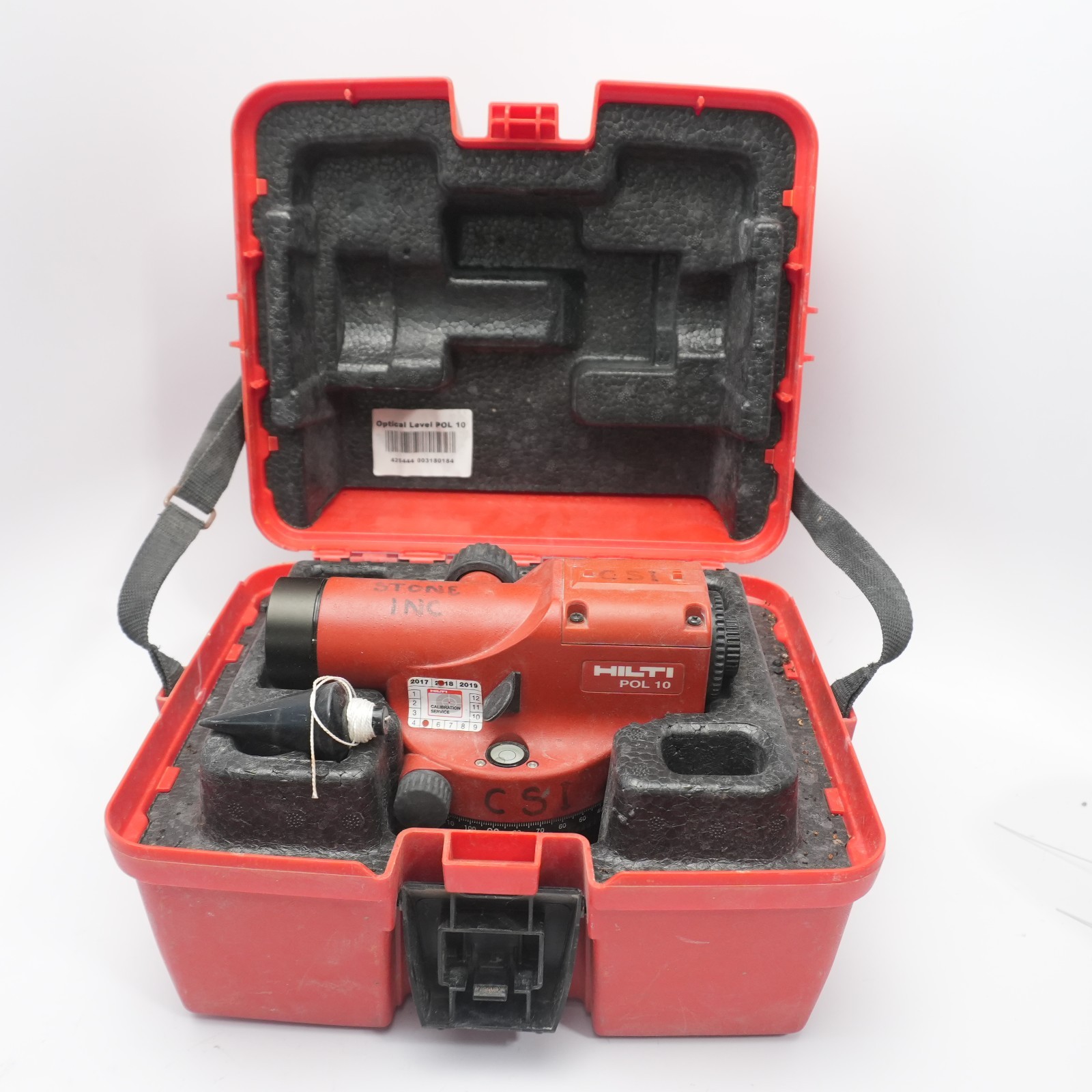 HILTI POL 10  OPTICAL LEVEL Laser layout tool WITH TRAVEL CASE