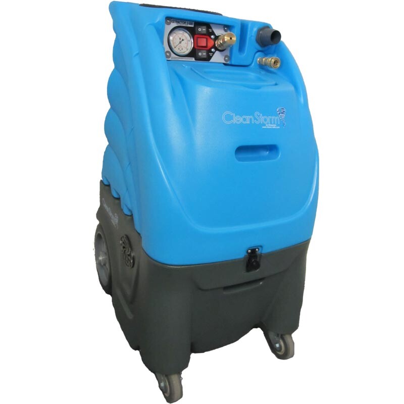 Clean Storm 12gal 500psi HEATED Dual 6.6 Inch Vacs Auto Fill Chem Dump Carpet Cl