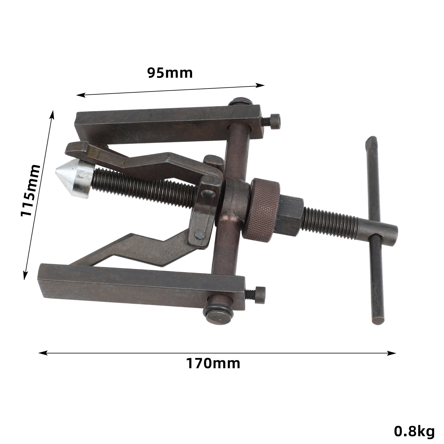 Bearing Puller 3 Jaw Pilot Blind Set Bushing Gear Small Inner Internal Kit Tool