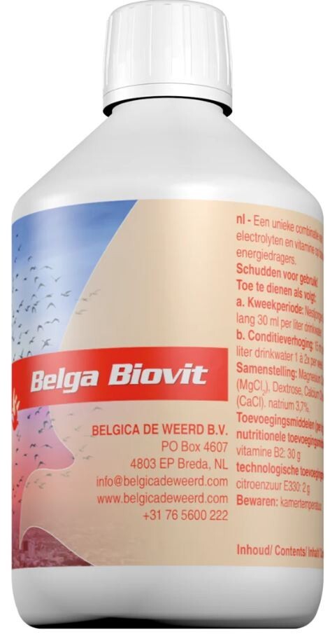Belga Biovit Forte 500ml - Vitamins - Minerals - by Belgica de Weerd