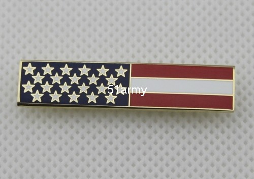 US American Flag Police Uniform Service Citation Bar