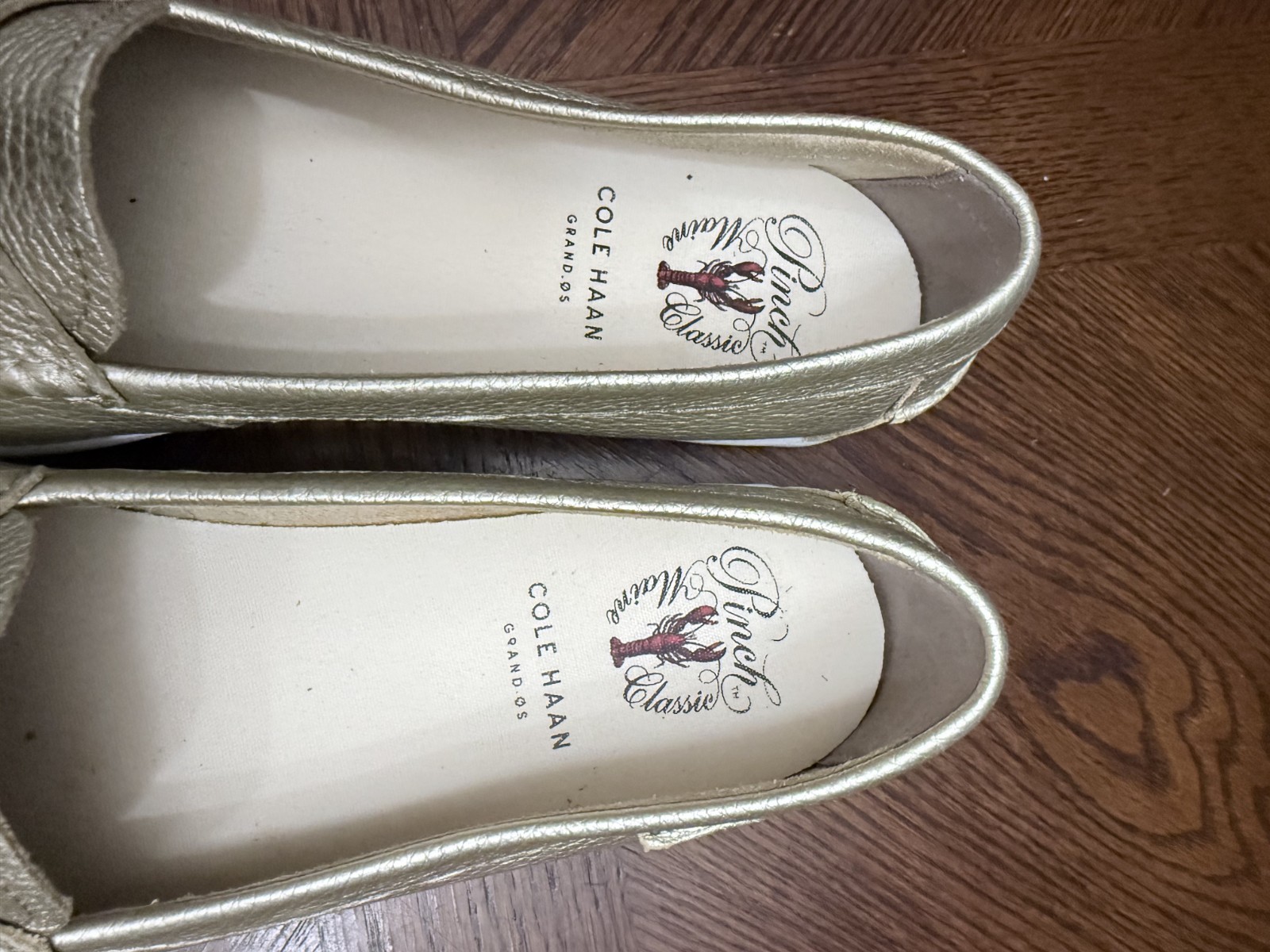 COLE HAAN Women's SOFT GOLD PINCH WEEKENDER Penny Shoe LOAFER SIZE 10.5