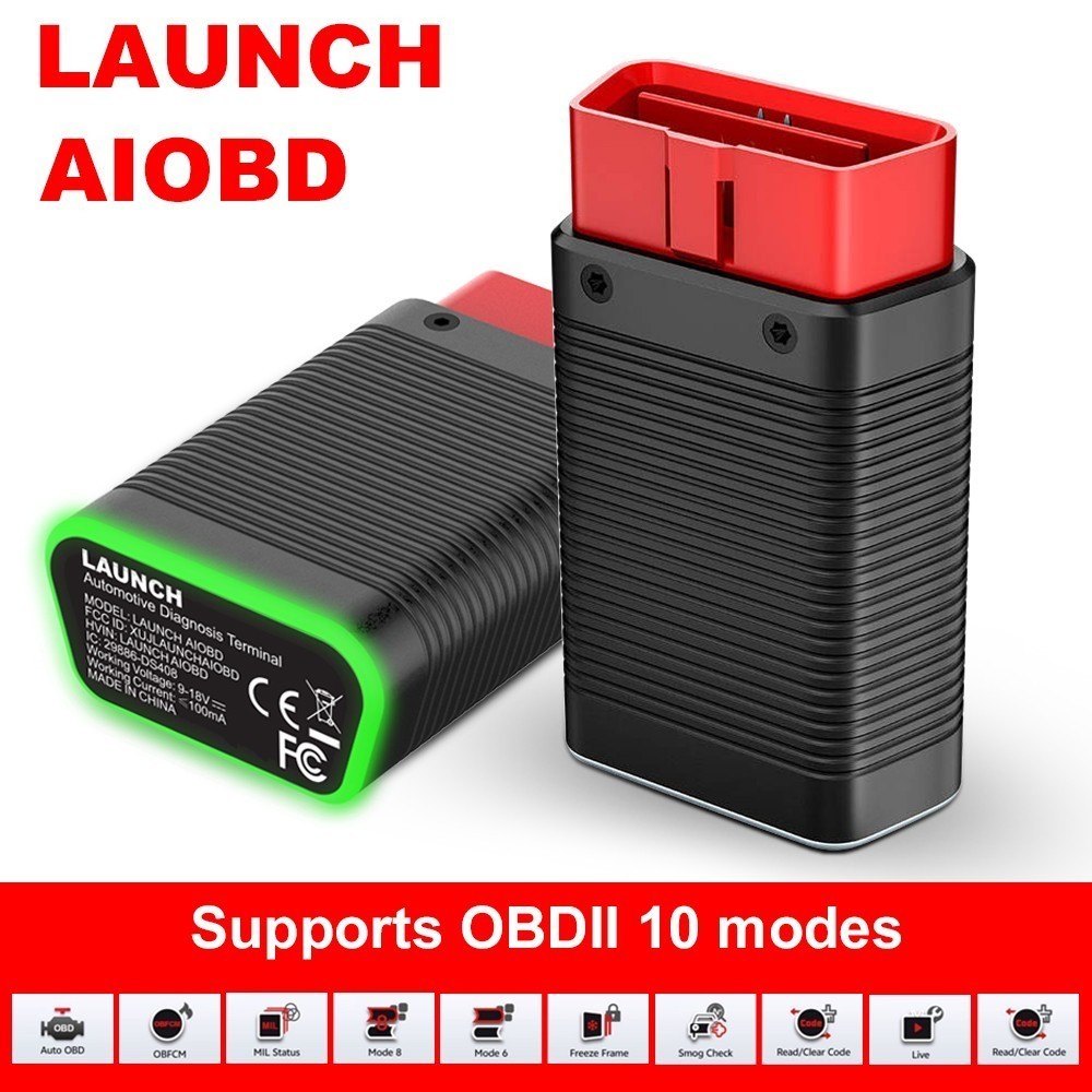 LAUNCH AIOBD Mini Bluetooth OBD2 Diagnostic Tool Scanner for Android iOS