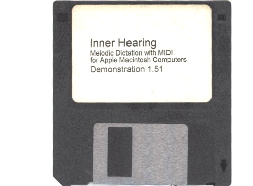 Inner Hearing: Melodic Dictation with MIDI - 3.5" Disk for Apple Macintosh