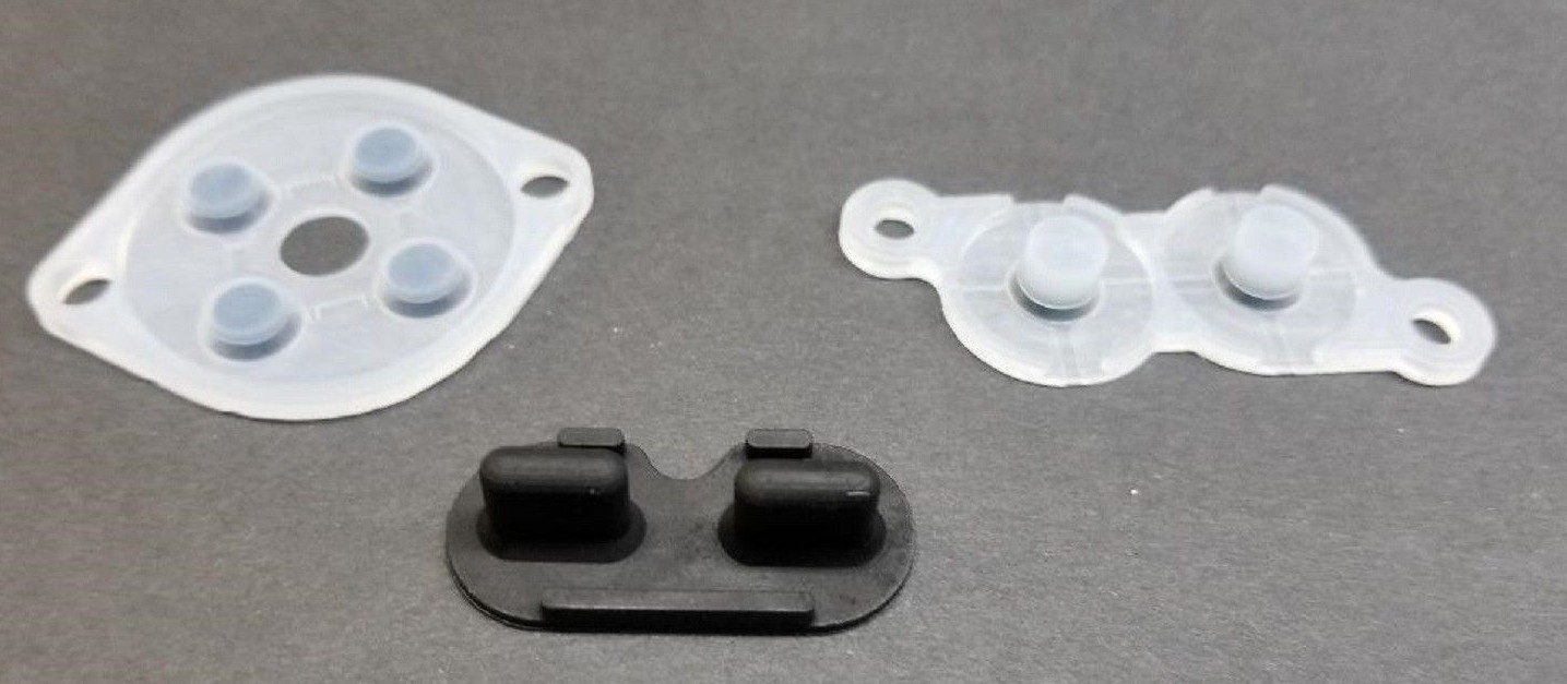 HIGH QUALITY NINTENDO NES CONTROLLER SILICONE BUTTON PADS REPAIR PARTS KIT NEW