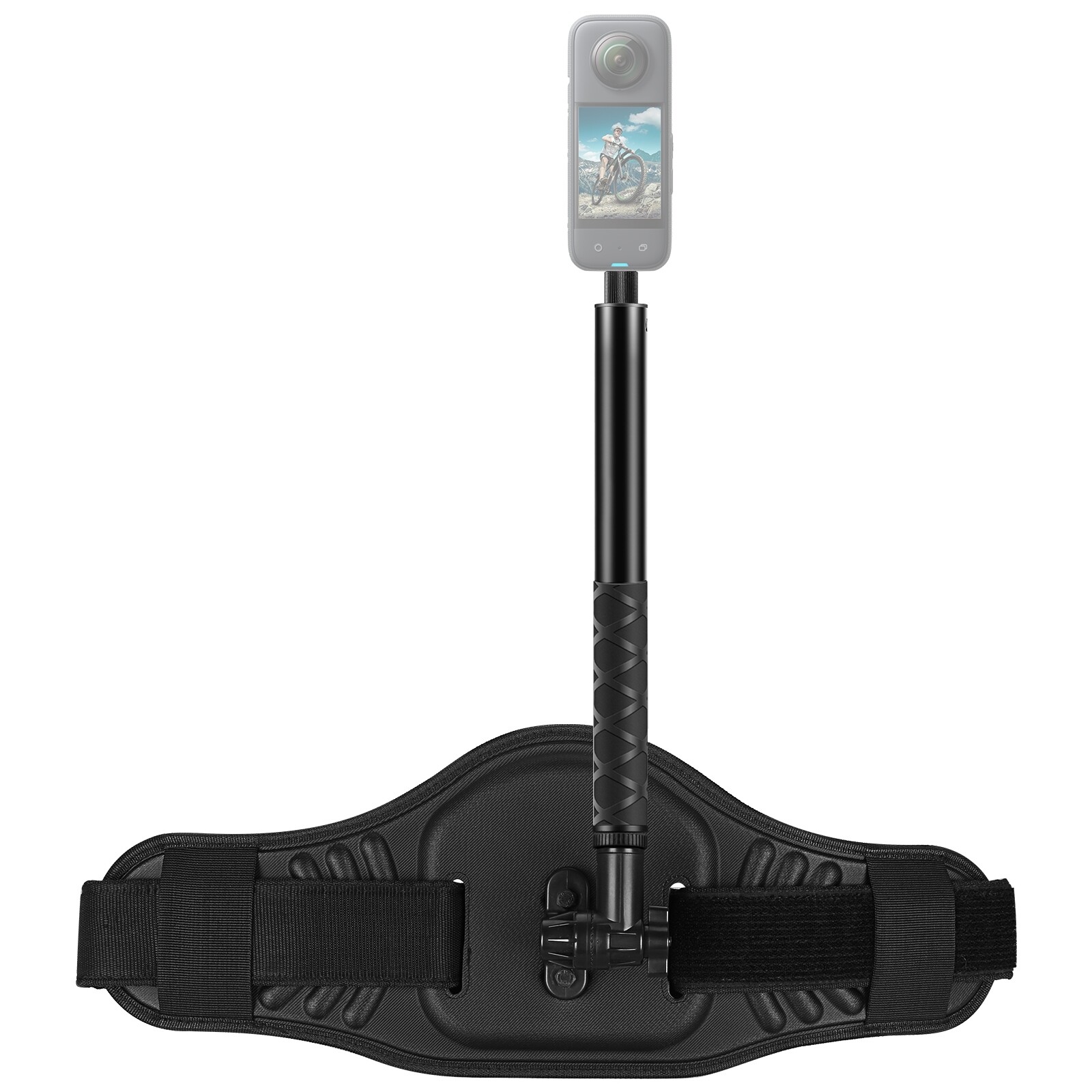 Waist Belt Strap with Selfie Stick Monopod for GoPro HERO 10 Insta360 DJI Ricoh