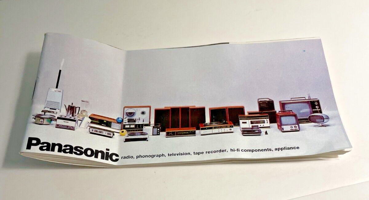 VINTAGE PANASONIC CATALOG BOOKLET MINI COMPLETE LINE 75 Pages