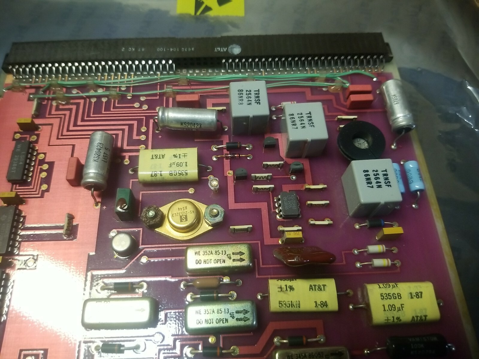 Vintage AT&T Circuit Board Card Module 1980'S LOOK NICE FREE SHIPPING RARE SM