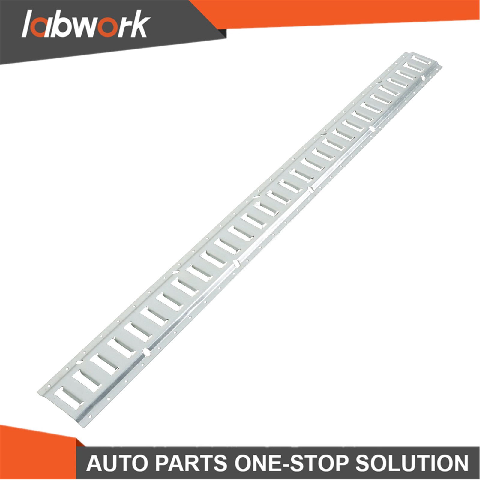 10 Pack 5' Long E-Track Rail, Galvanized Silver For Garage & Trailer Steel
