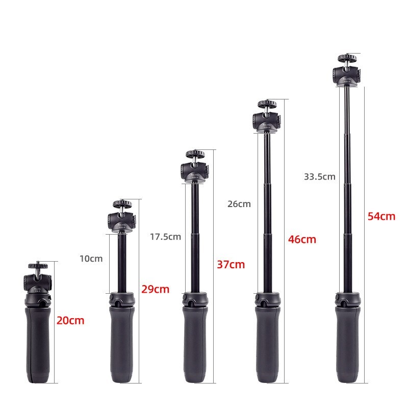 1/4'' Adjustable Tripod Stand Mount Holder Extendable For Gopro Camera/SLR/DV