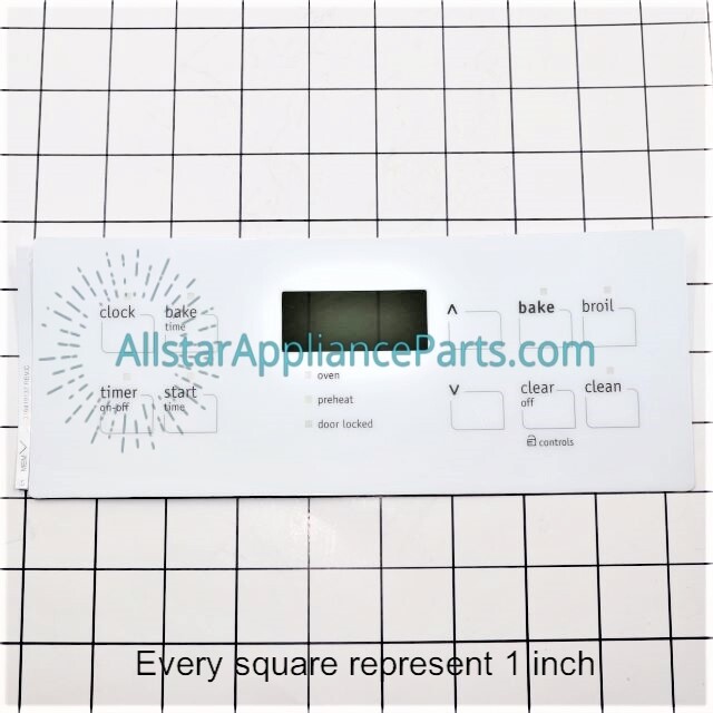 Frigidaire Range/Stove/Oven Overlay 316419137
